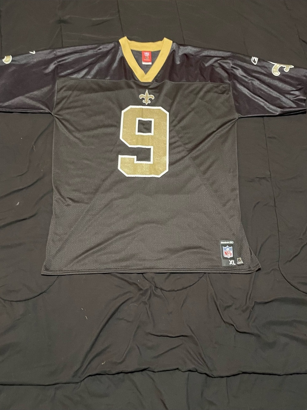REEBOK Team Apparel New Orleans Saints Drew Brees #9 QB Football Jersey XL